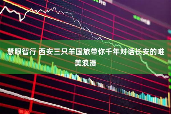 慧眼智行 西安三只羊国旅带你千年对话长安的唯美浪漫