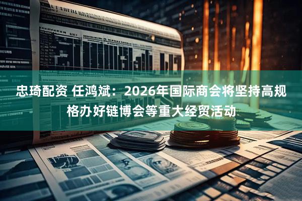 忠琦配资 任鸿斌：2026年国际商会将坚持高规格办好链博会等重大经贸活动